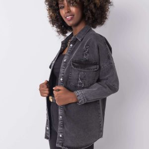 Wholesale Noa RUE PARIS black denim shirt